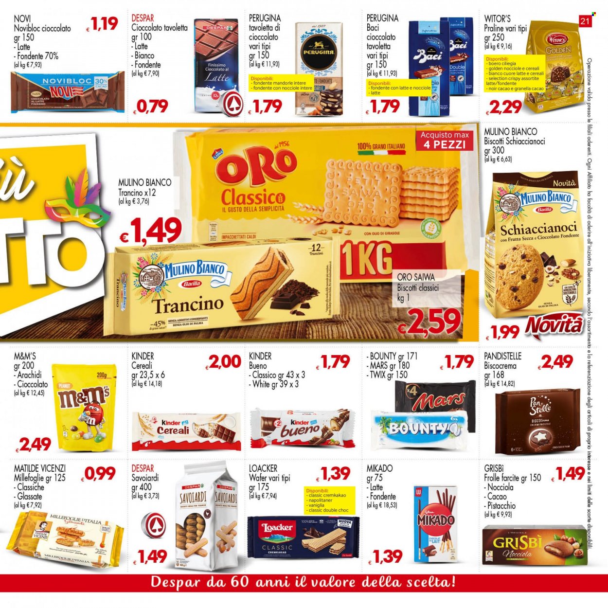Volantino Eurospar - 17/2/2022 - 2/3/2022. Pagina 21