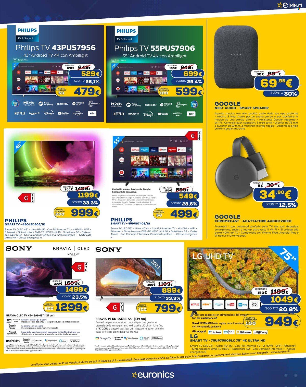 Volantino Euronics - 17/2/2022 - 2/3/2022. Pagina 3