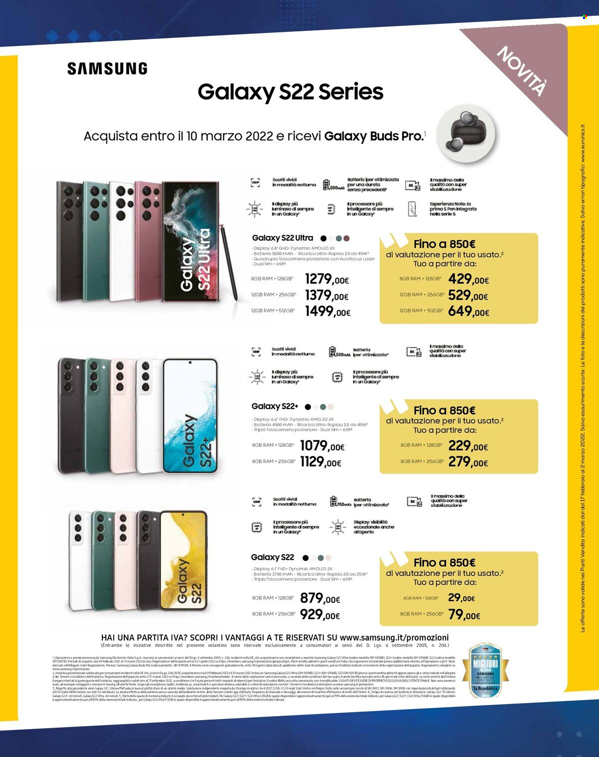 Volantino Euronics - 17/2/2022 - 21/2/2022. Pagina 11