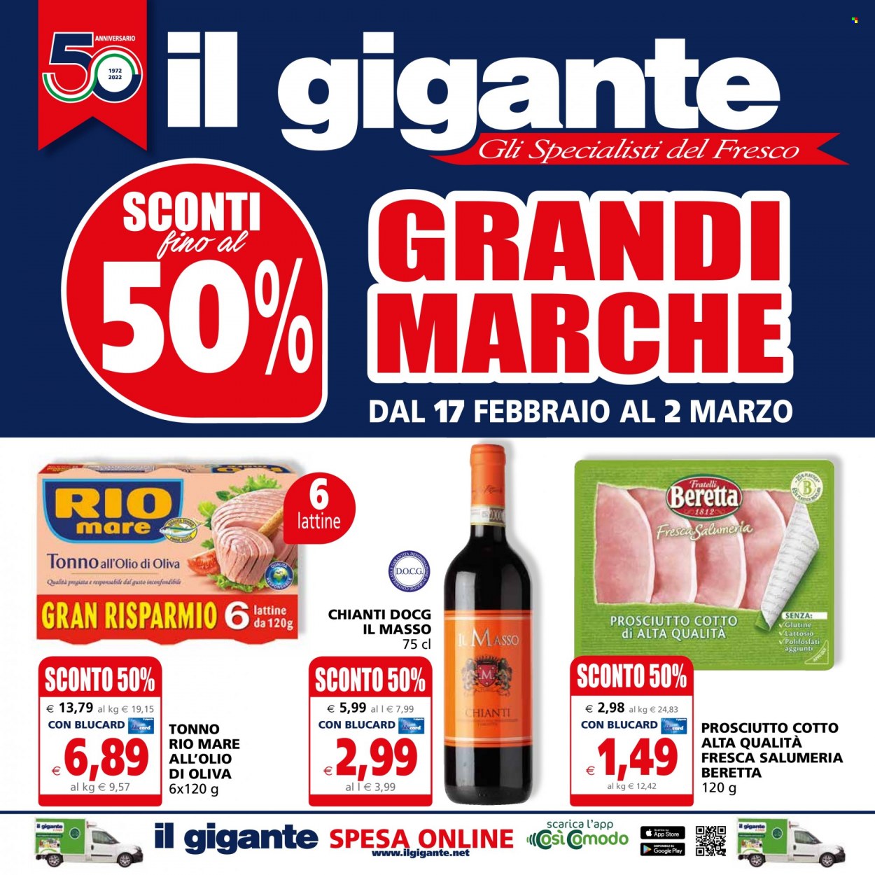 Volantino Il Gigante - 17/2/2022 - 2/3/2022. Pagina 1