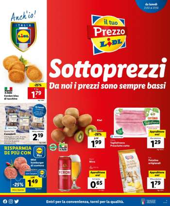 Volantino Lidl - 21/2/2022 - 27/2/2022.