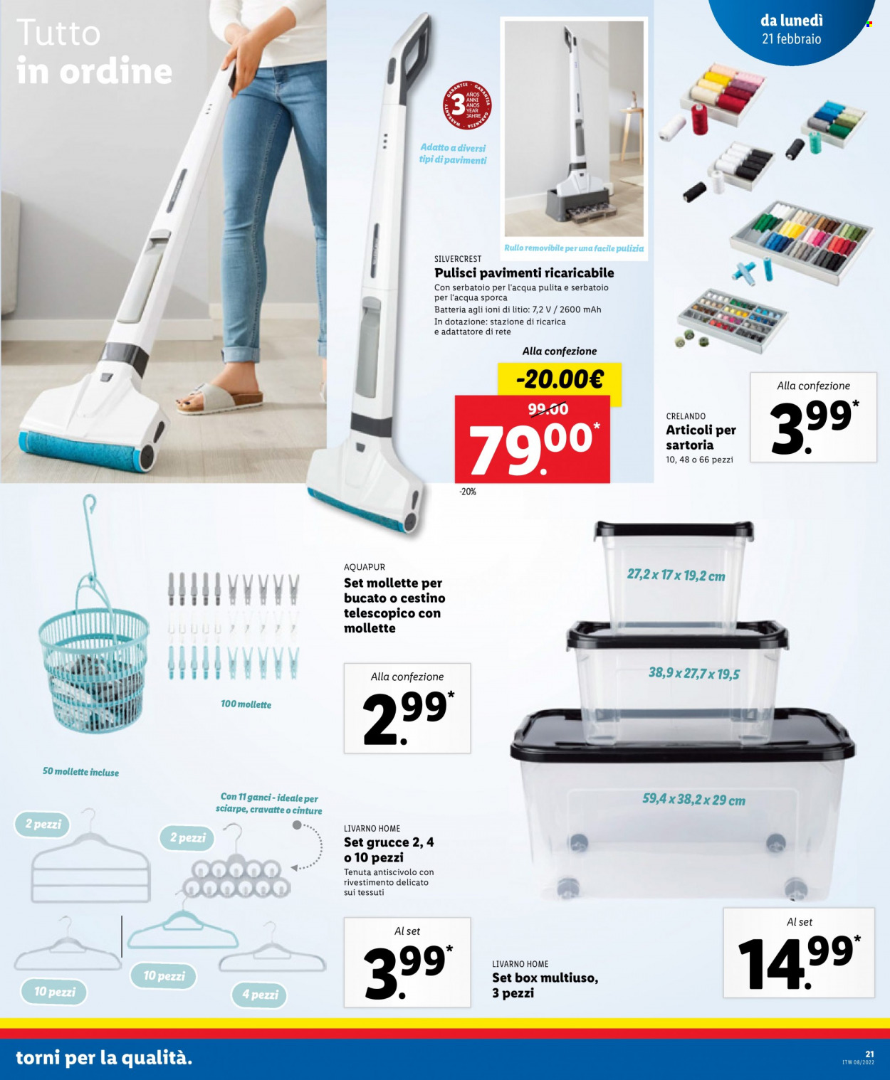 Volantino Lidl - 21/2/2022 - 27/2/2022. Pagina 21