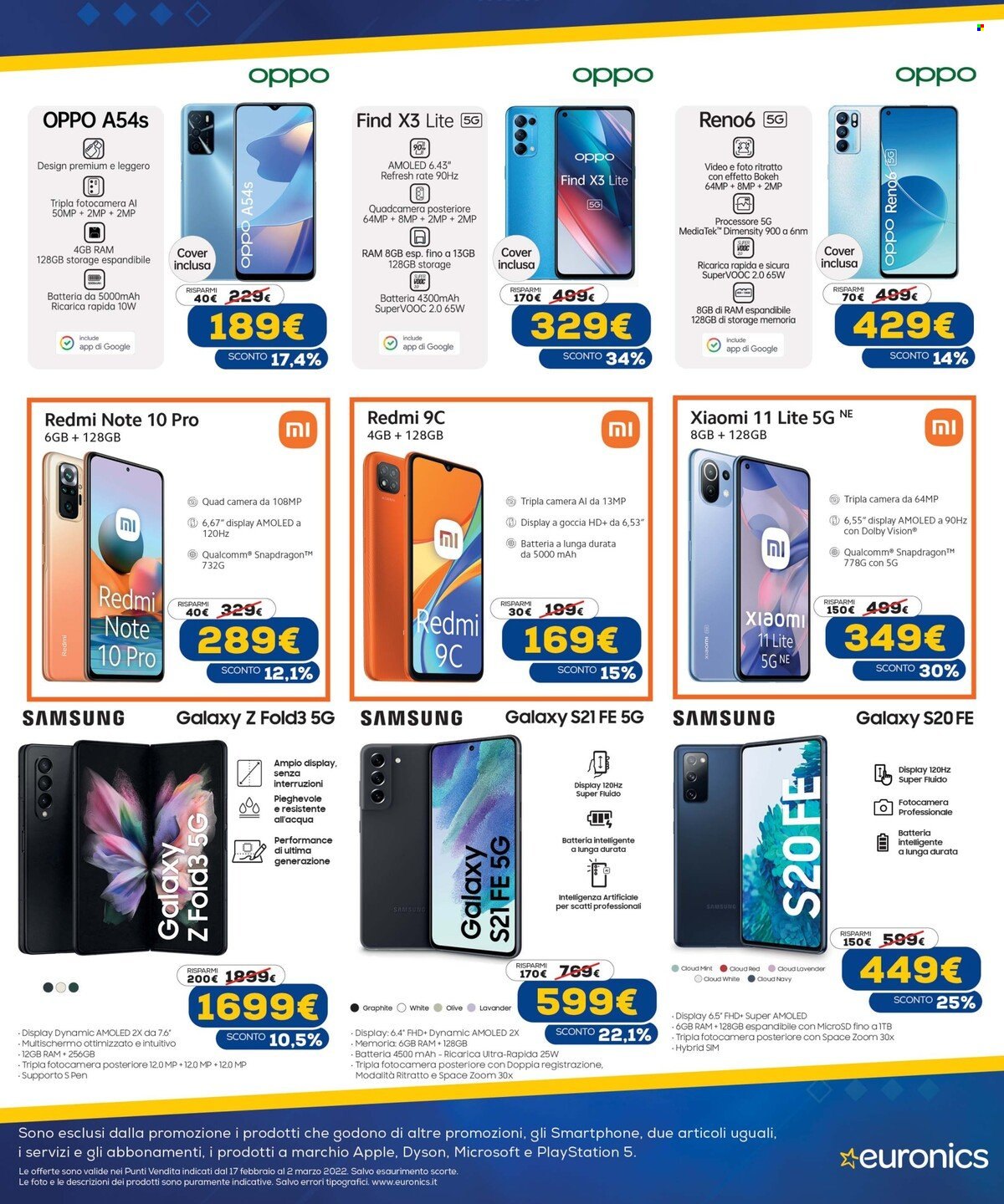 Volantino Euronics - 17/2/2022 - 2/3/2022. Pagina 5