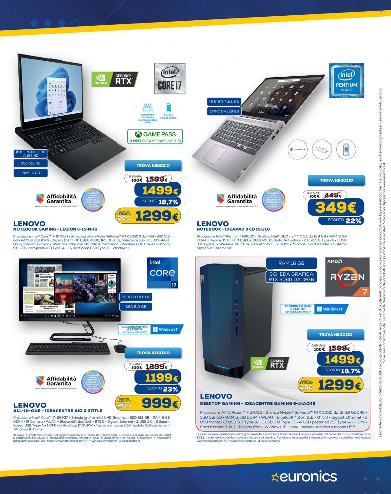 Volantino Euronics - 17/2/2022 - 2/3/2022. Pagina 11