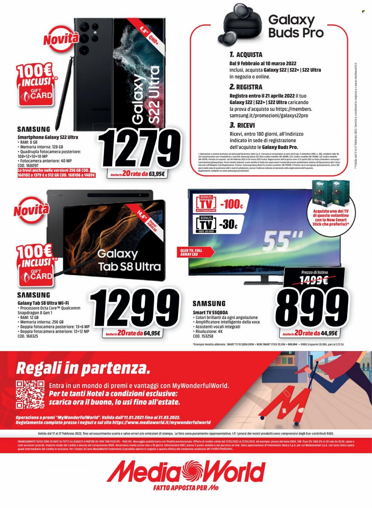 Volantino MediaWorld - 17/2/2022 - 27/2/2022. Pagina 20