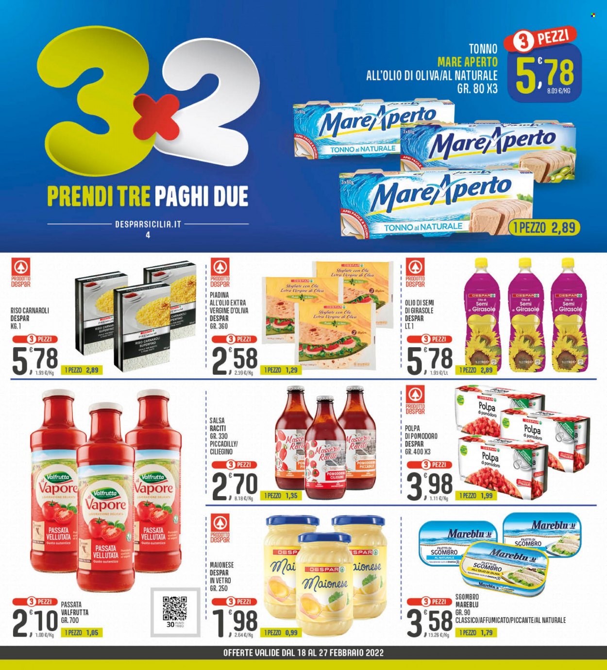 Volantino Eurospar - 18/2/2022 - 27/2/2022. Pagina 4