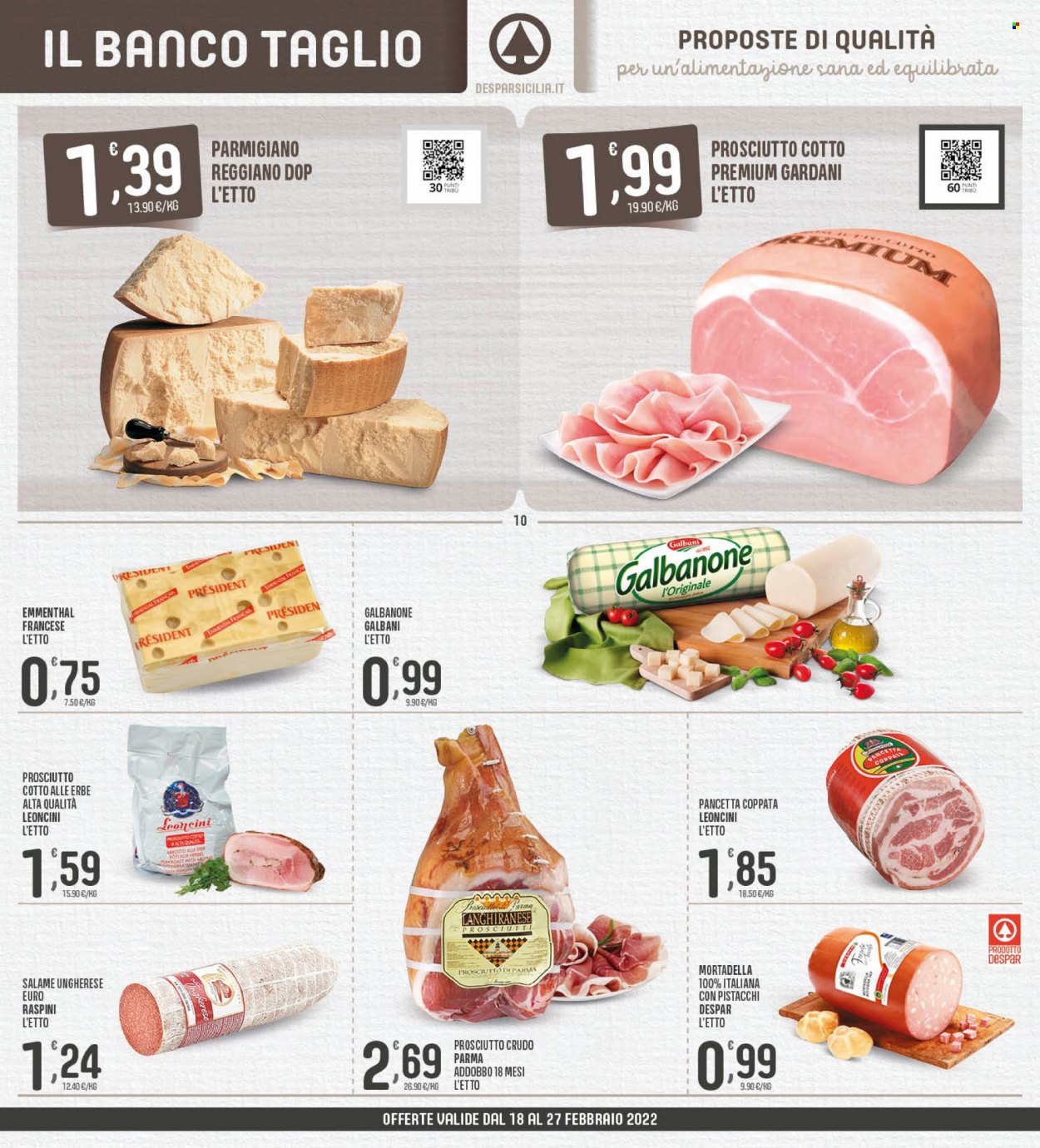 Volantino Eurospar - 18/2/2022 - 27/2/2022. Pagina 10