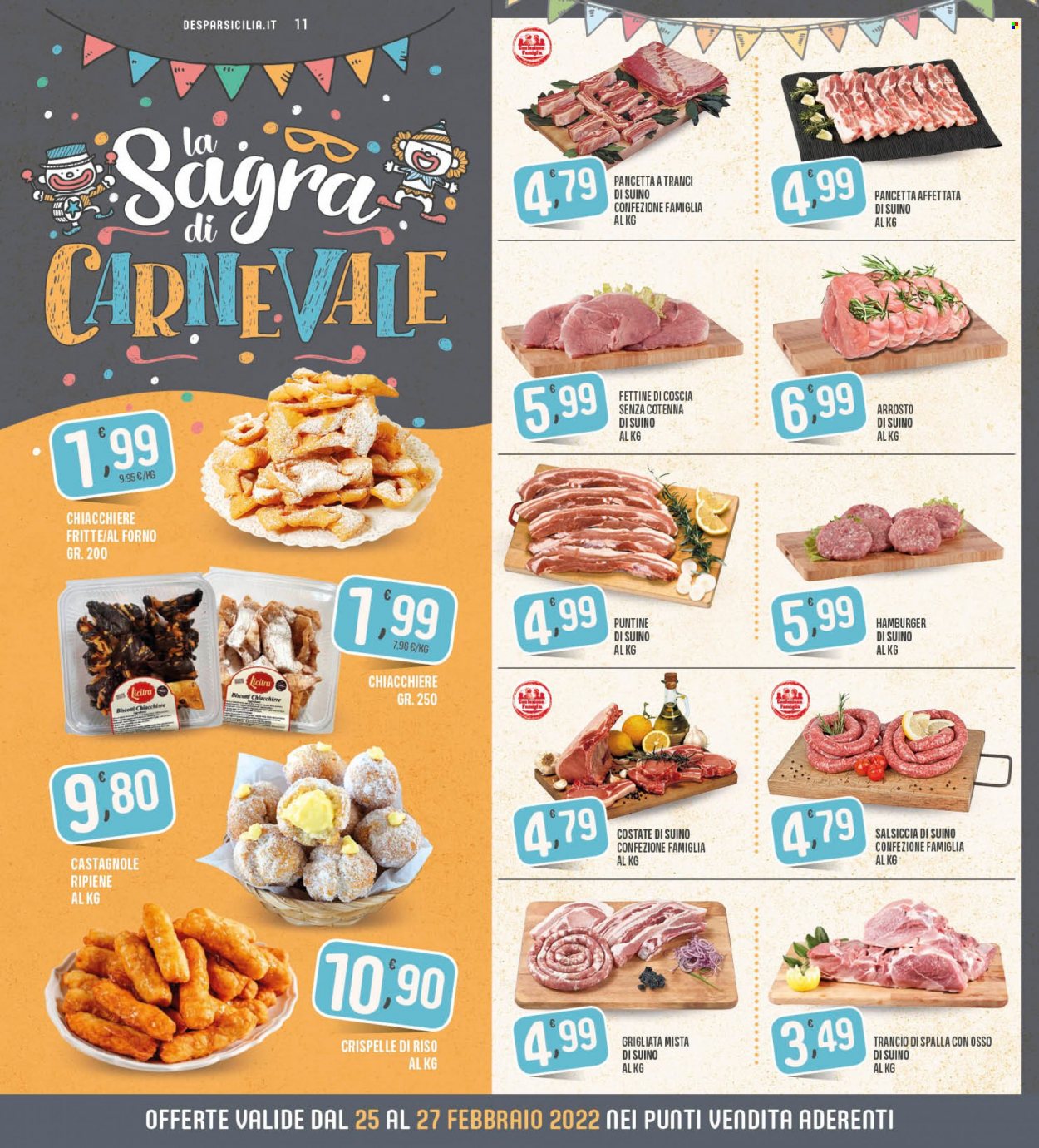 Volantino Eurospar - 18/2/2022 - 27/2/2022. Pagina 11