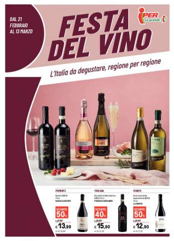 Volantino Iper, La grande i - 21/2/2022 - 13/3/2022.