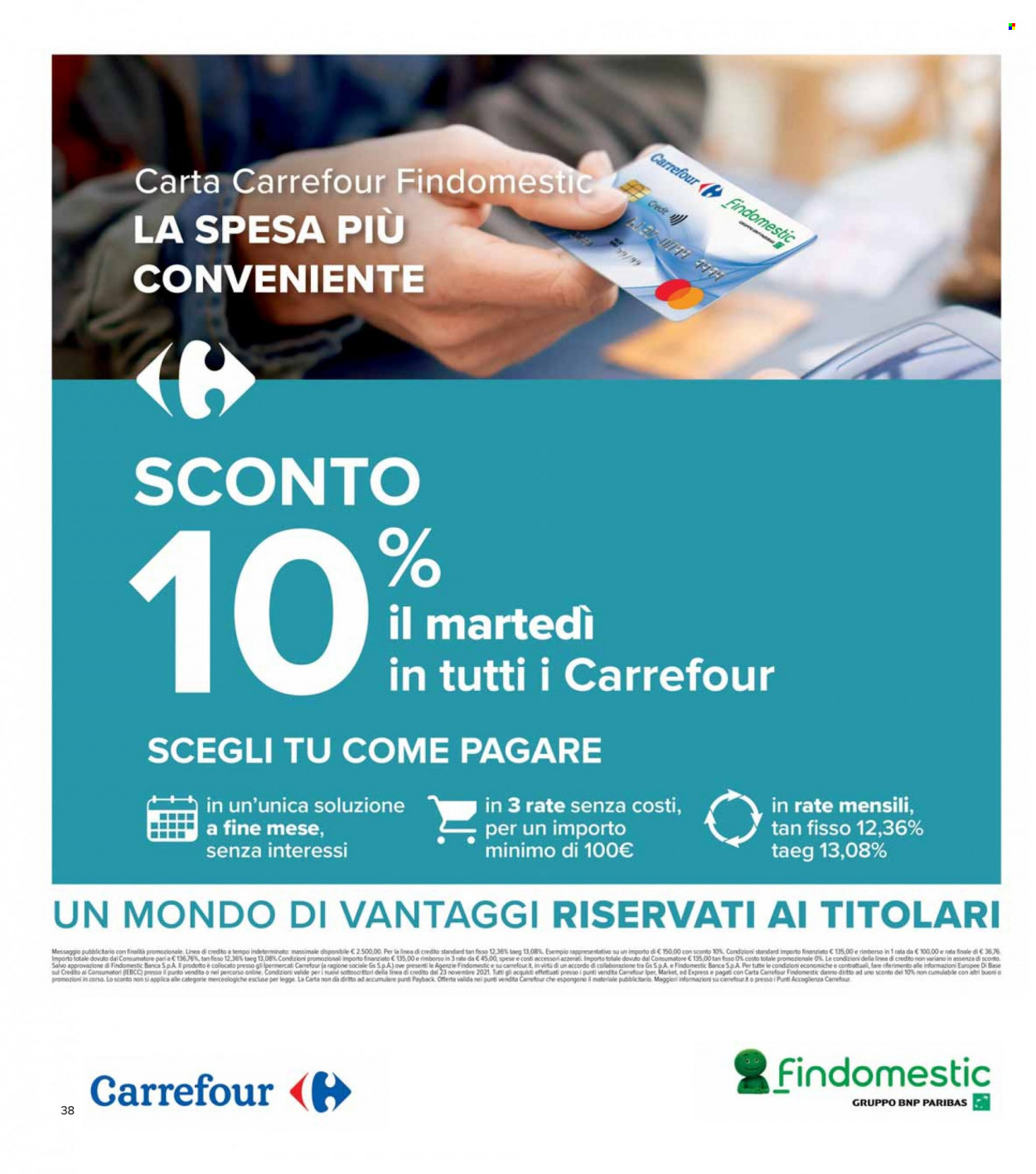 Volantino Carrefour - 21/2/2022 - 6/3/2022. Pagina 38