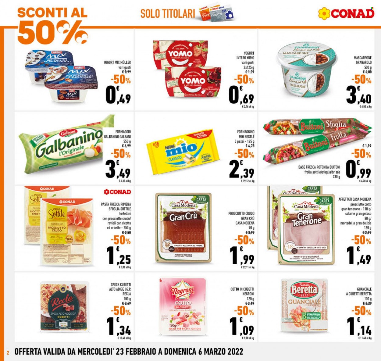 Volantino Conad - 23/2/2022 - 6/3/2022. Pagina 2
