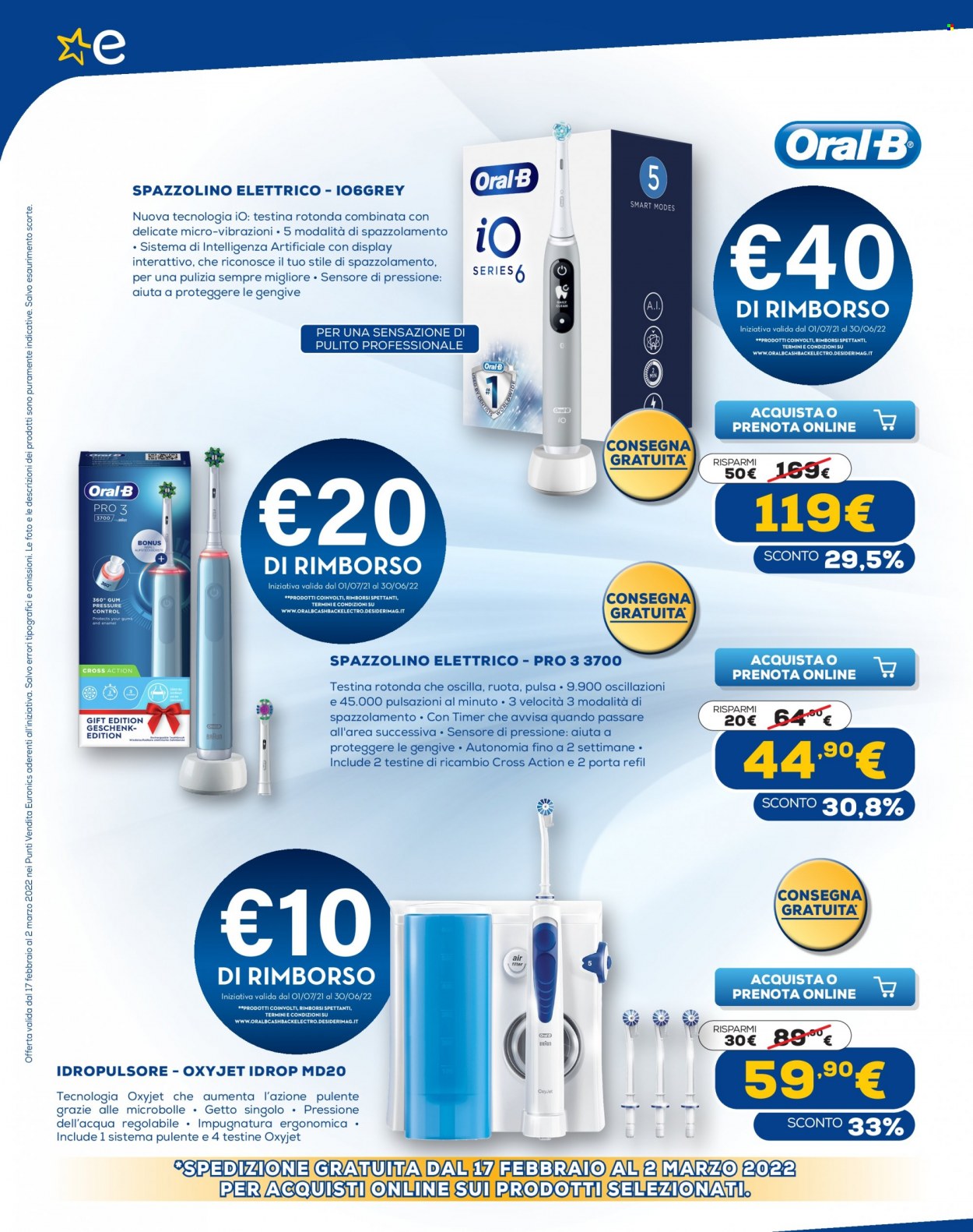Volantino Euronics - 17/2/2022 - 2/3/2022. Pagina 22