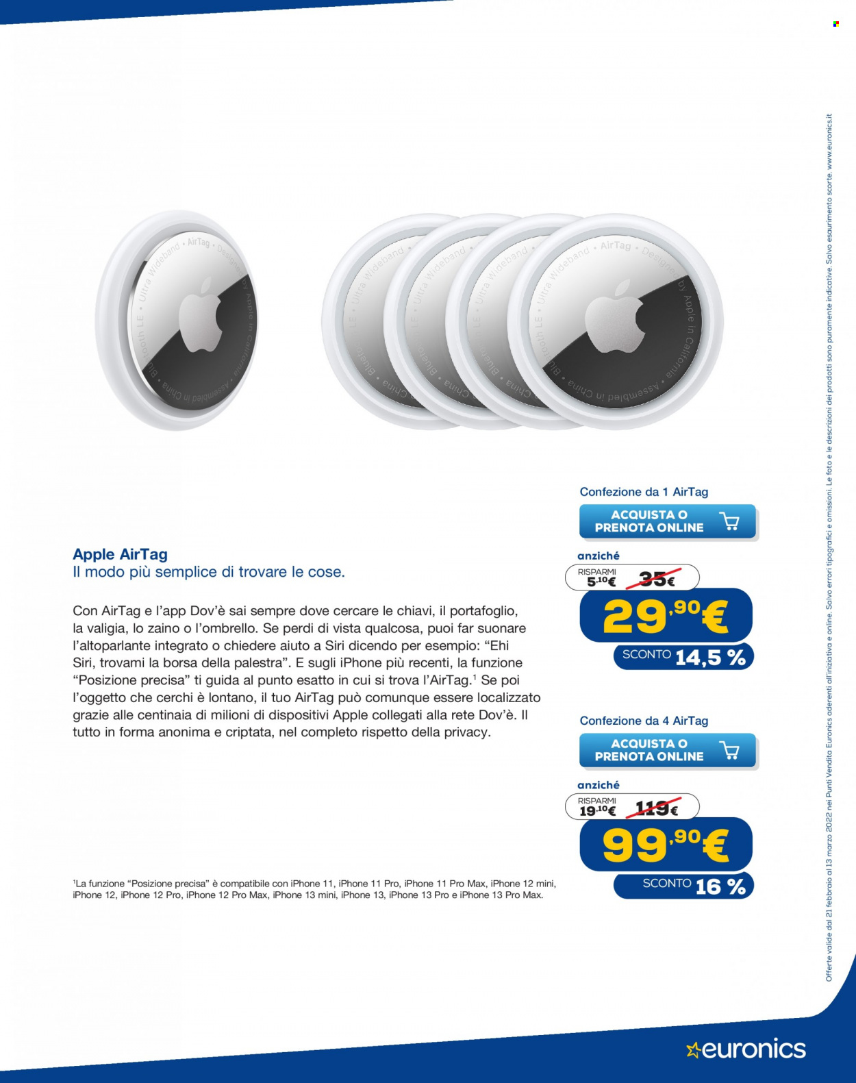 Volantino Euronics - 21/2/2022 - 13/3/2022. Pagina 7