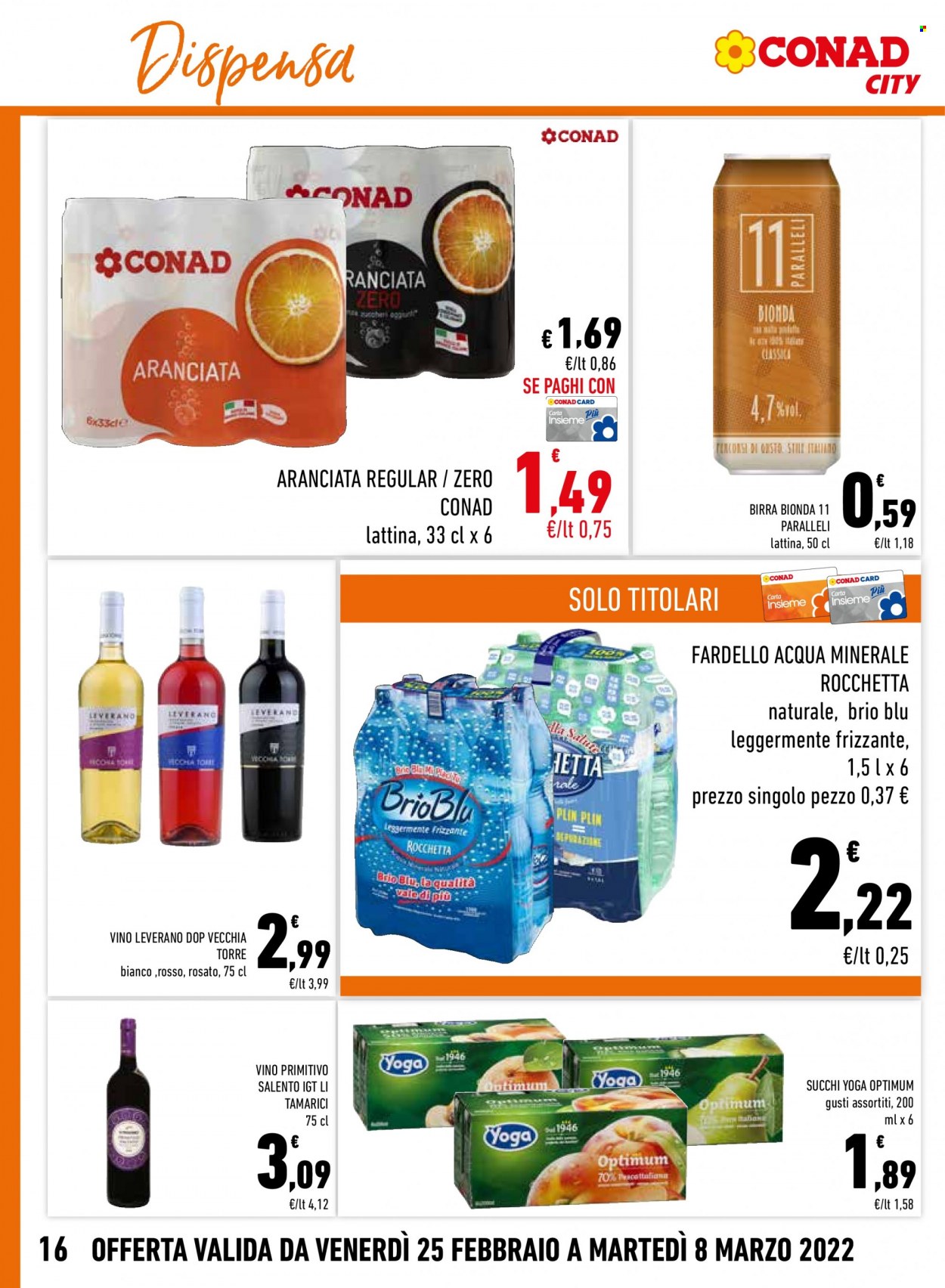 Volantino Conad - 25/2/2022 - 8/3/2022. Pagina 16