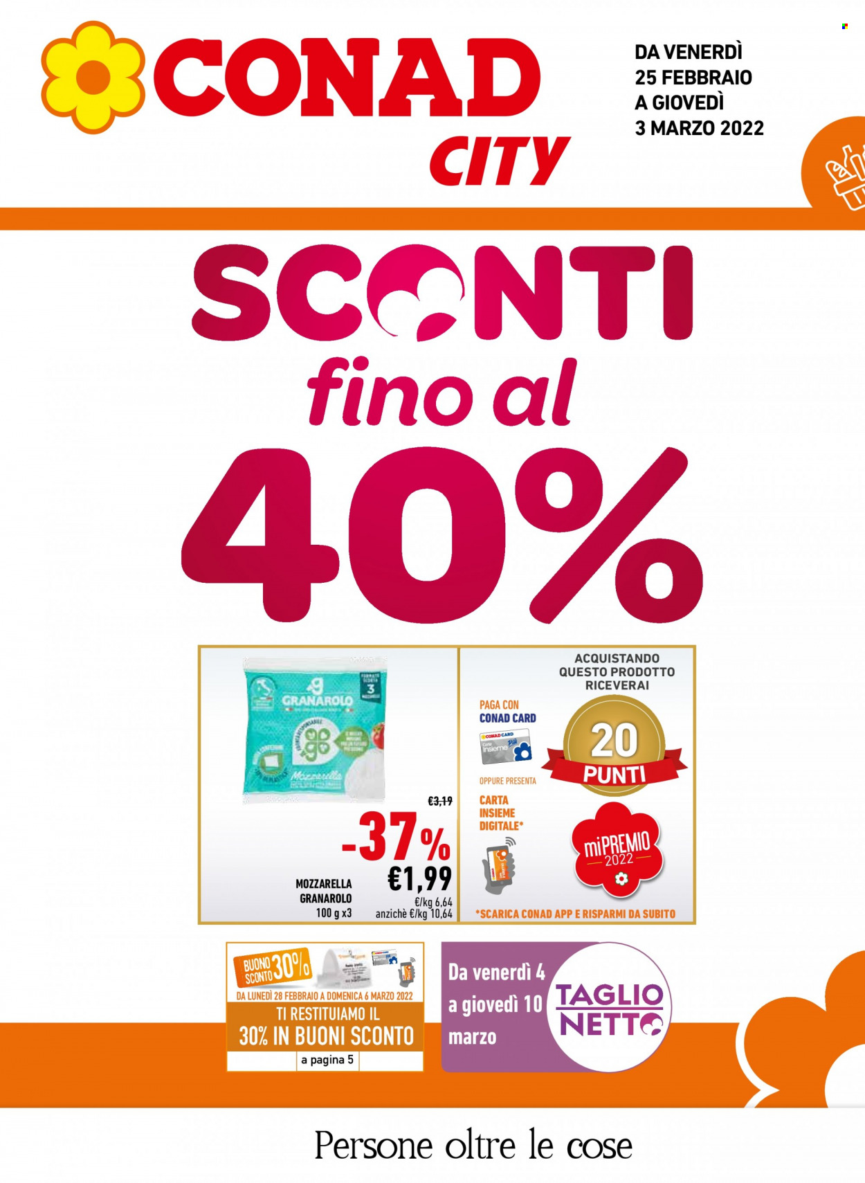 Volantino Conad - 25/2/2022 - 3/3/2022. Pagina 1