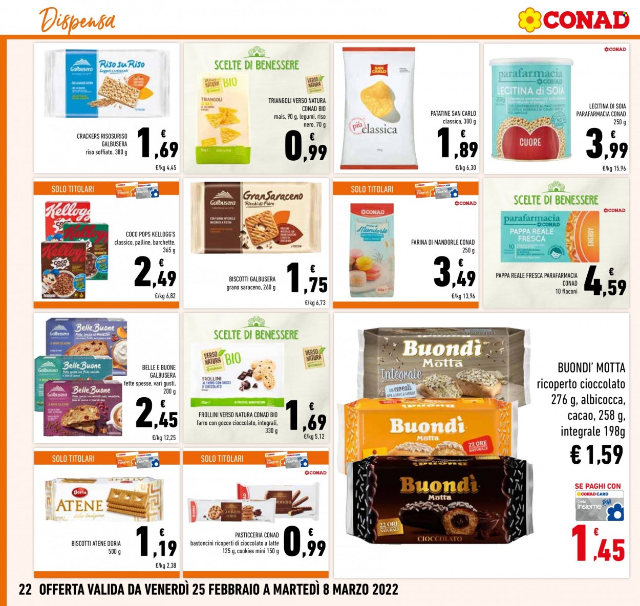 Volantino Conad - 25/2/2022 - 8/3/2022. Pagina 22
