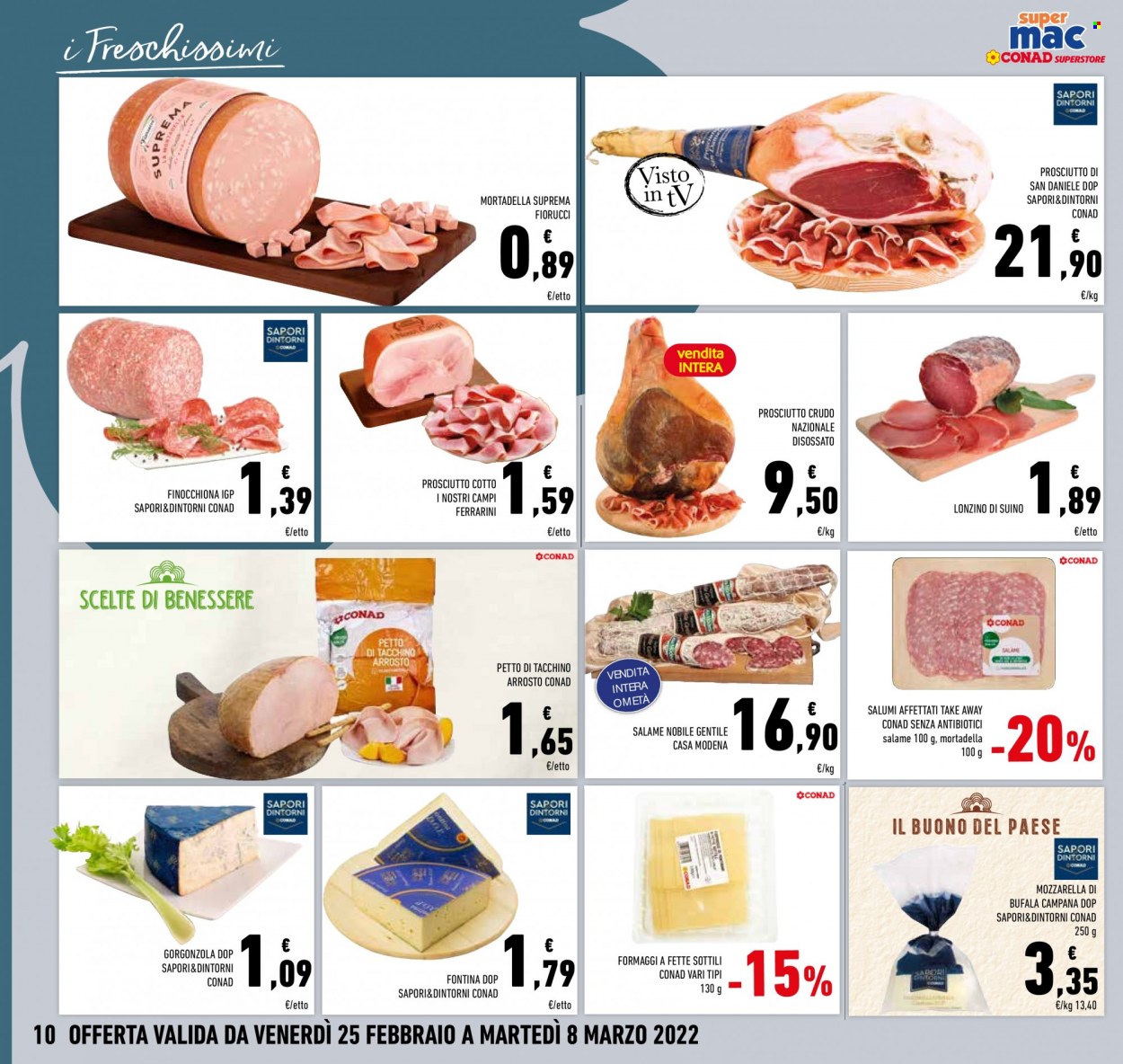 Volantino Conad - 25/2/2022 - 8/3/2022. Pagina 10