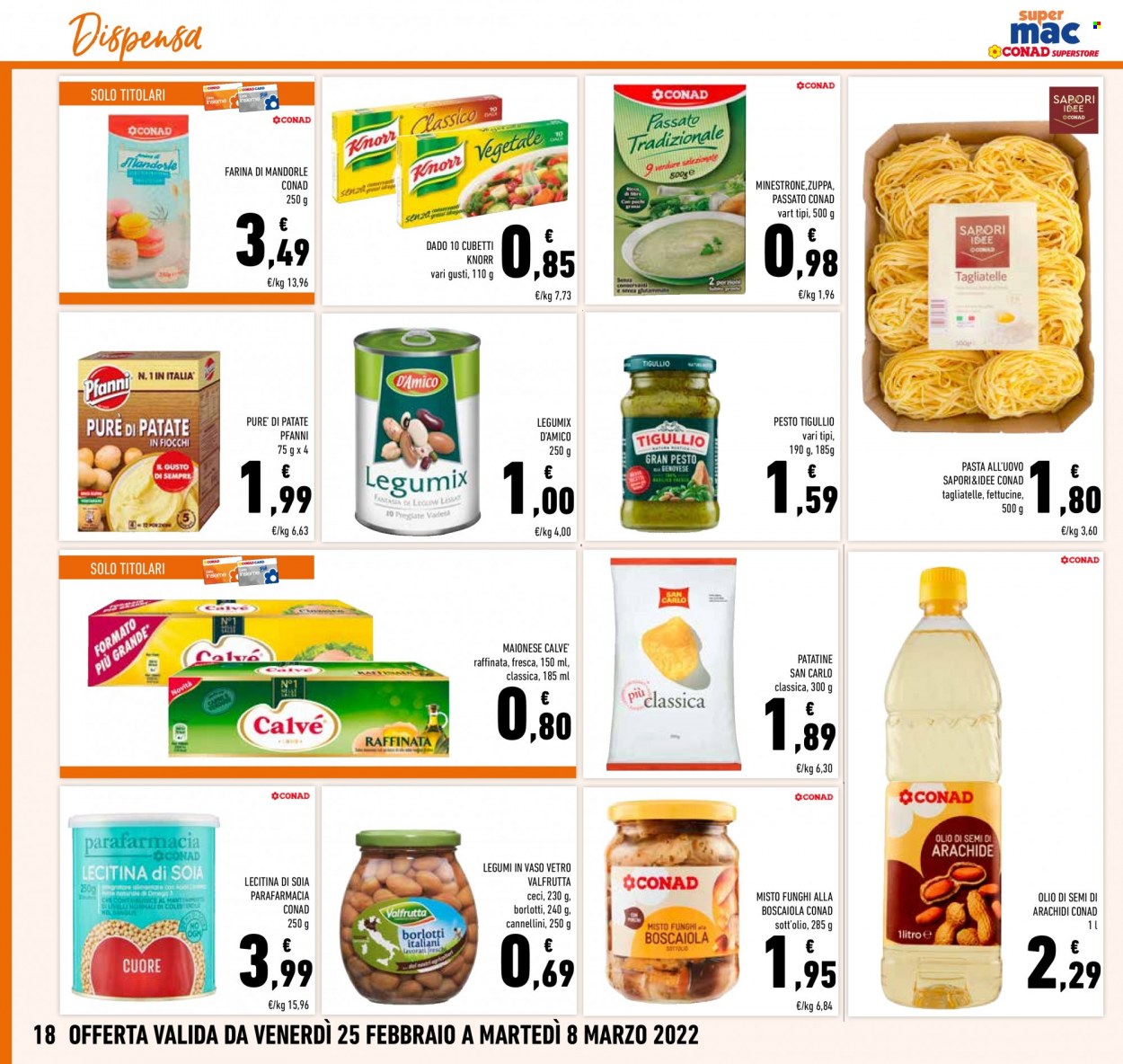 Volantino Conad - 25/2/2022 - 8/3/2022. Pagina 18