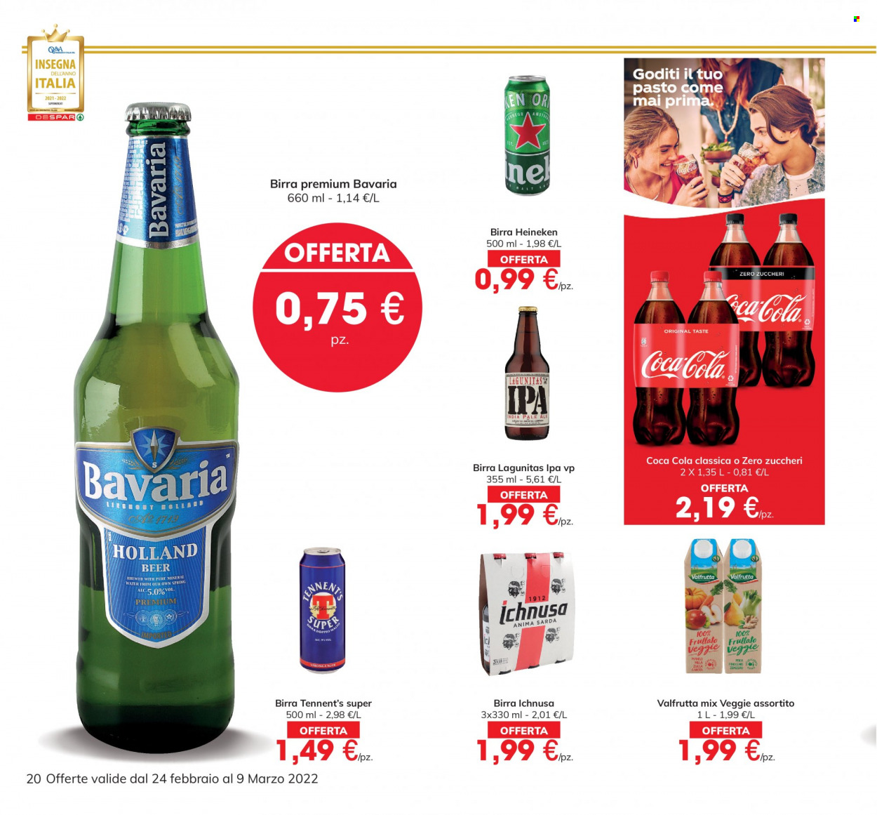 Volantino Eurospar - 24/2/2022 - 9/3/2022. Pagina 20