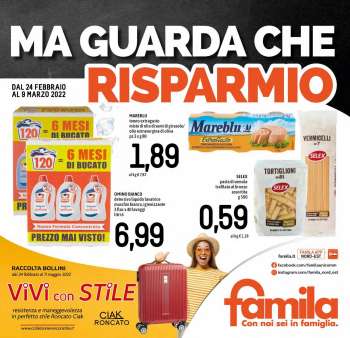 Volantino Famila - 24/2/2022 - 9/3/2022.