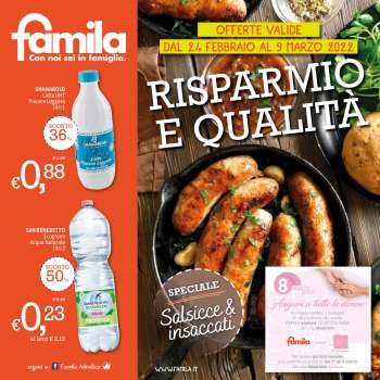Volantino Famila - 24/2/2022 - 9/3/2022.