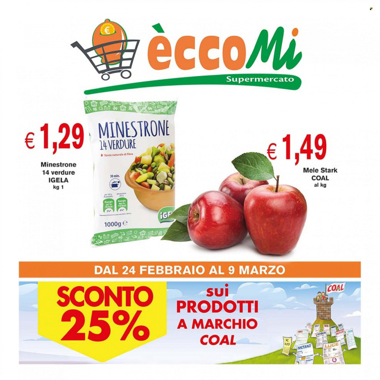 Volantino COAL - 24/2/2022 - 9/3/2022. Pagina 1