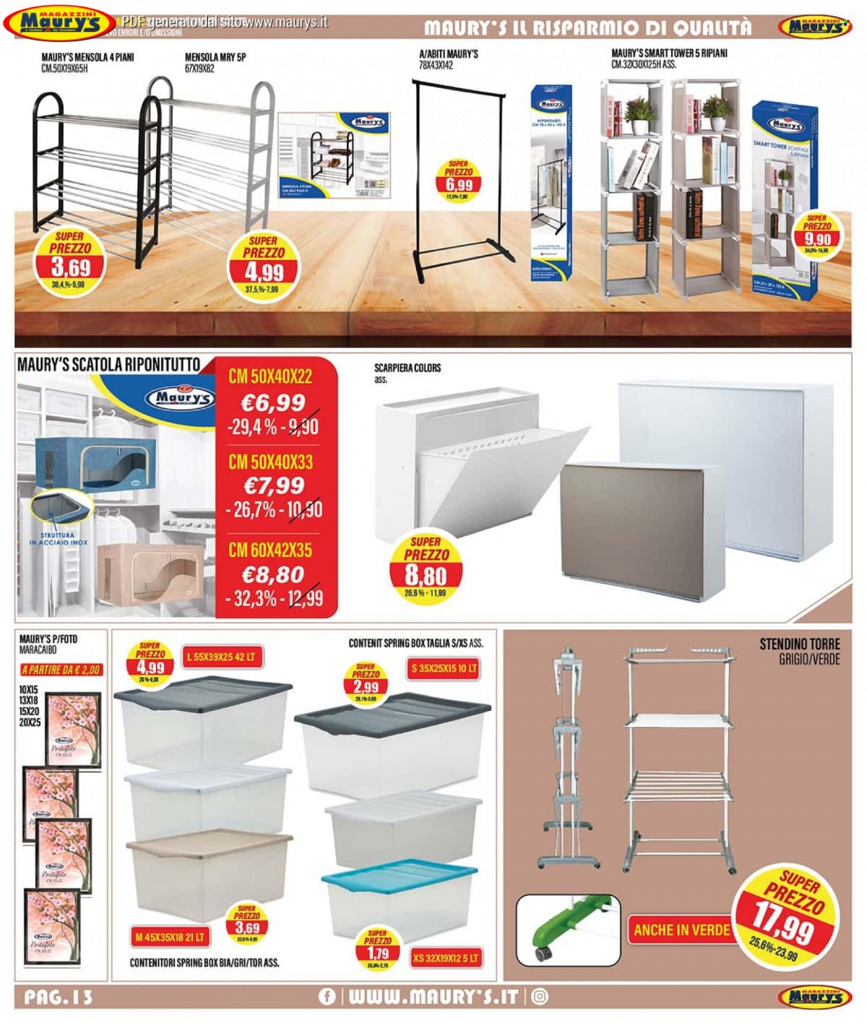 Volantino Maury's - 26/2/2022 - 12/3/2022. Pagina 13