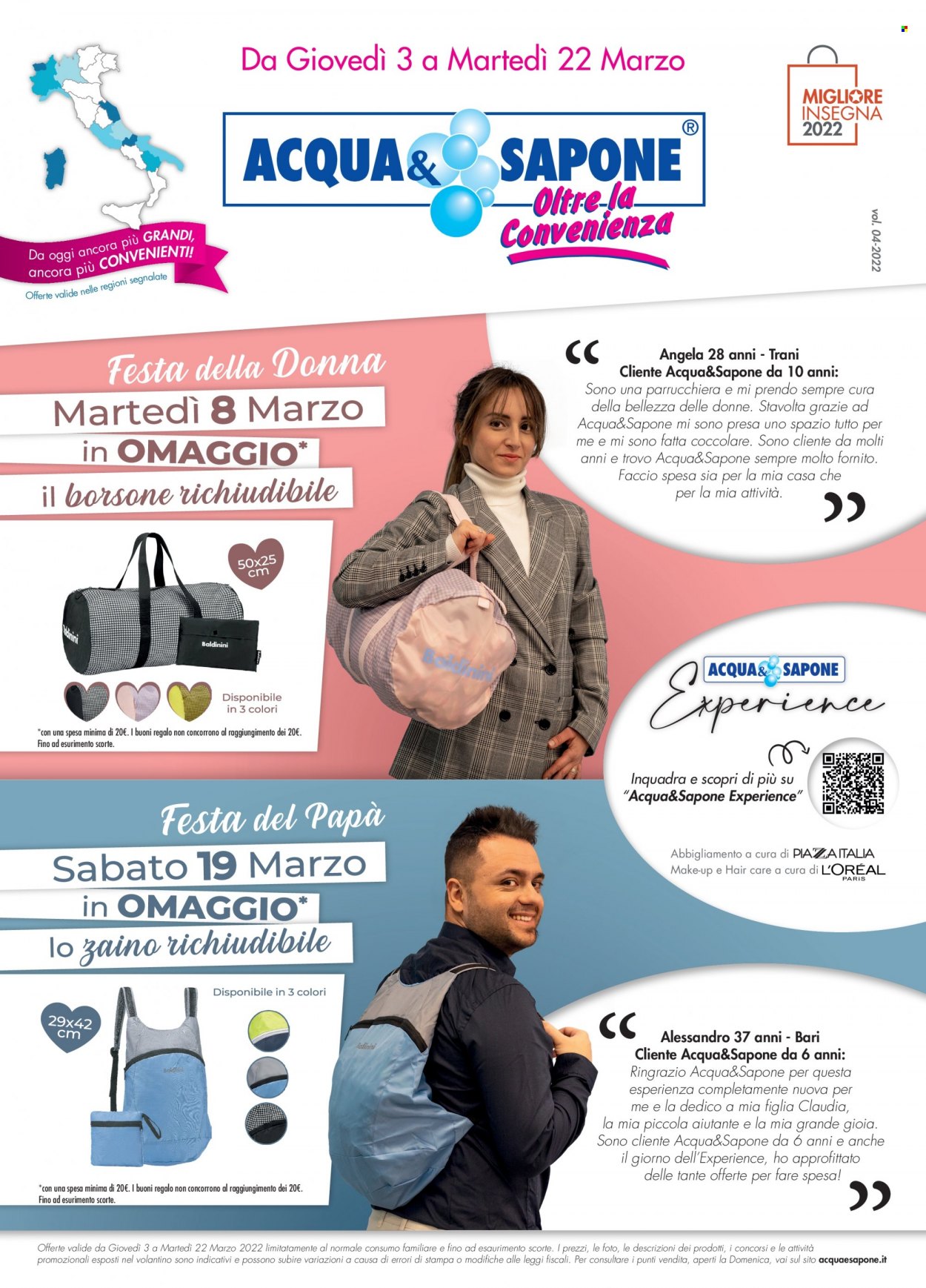 Volantino Acqua & Sapone - 3/3/2022 - 22/3/2022. Pagina 1