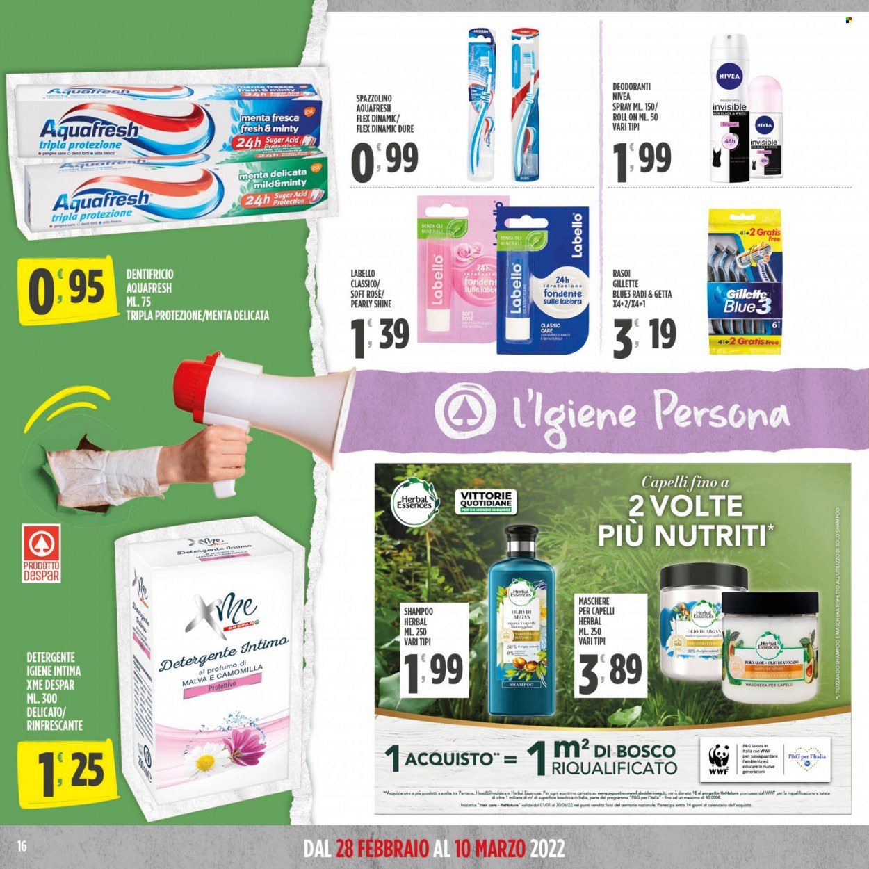 Volantino Despar - 28/2/2022 - 10/3/2022. Pagina 16