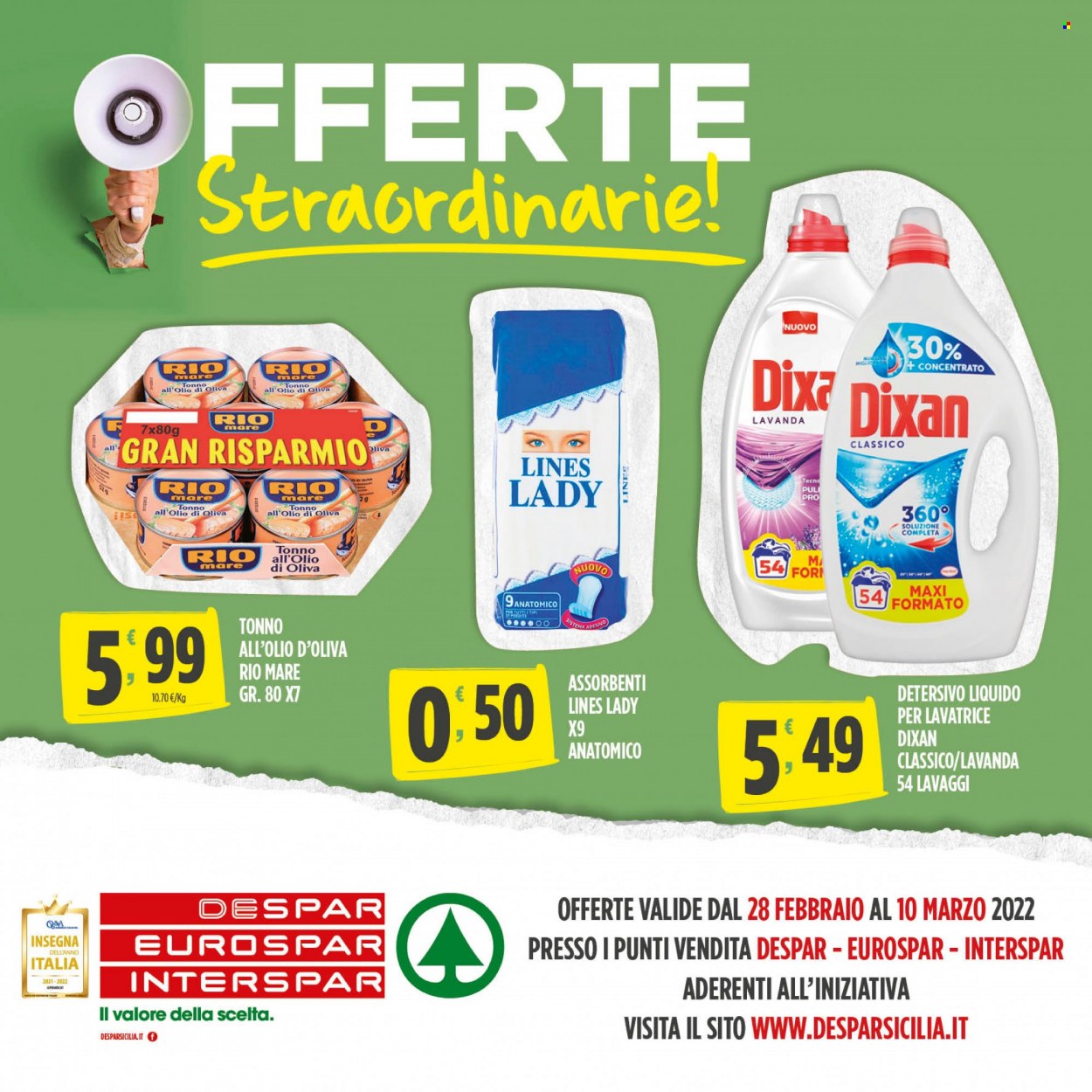 Volantino Eurospar - 28/2/2022 - 10/3/2022. Pagina 20