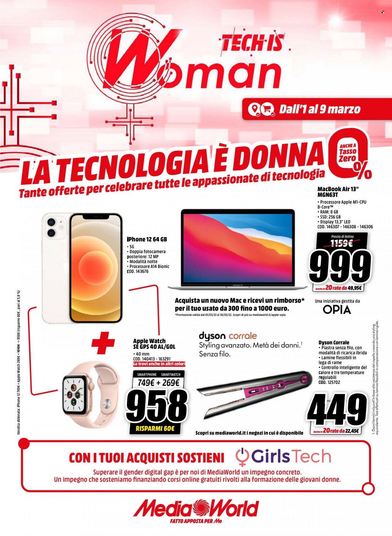 Volantino MediaWorld - 1/3/2022 - 9/3/2022. Pagina 1