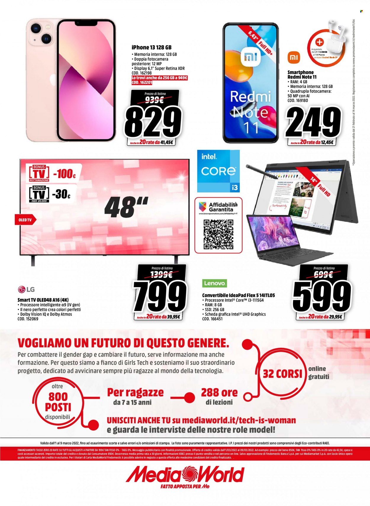 Volantino MediaWorld - 1/3/2022 - 9/3/2022. Pagina 24