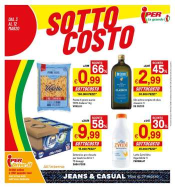 Volantino Iper, La grande i - 3/3/2022 - 12/3/2022.