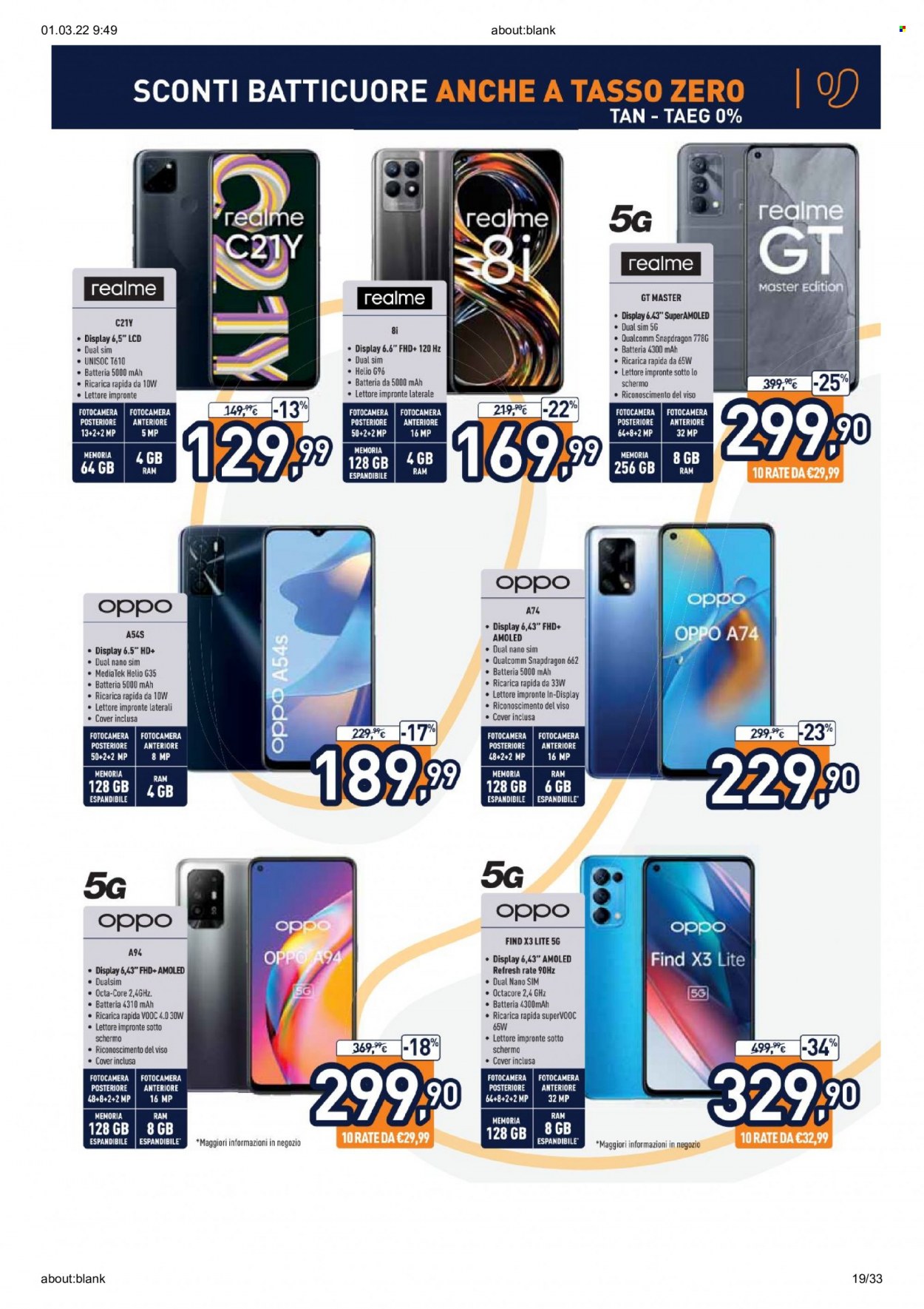 Volantino Unieuro - 1/3/2022 - 13/3/2022. Pagina 19