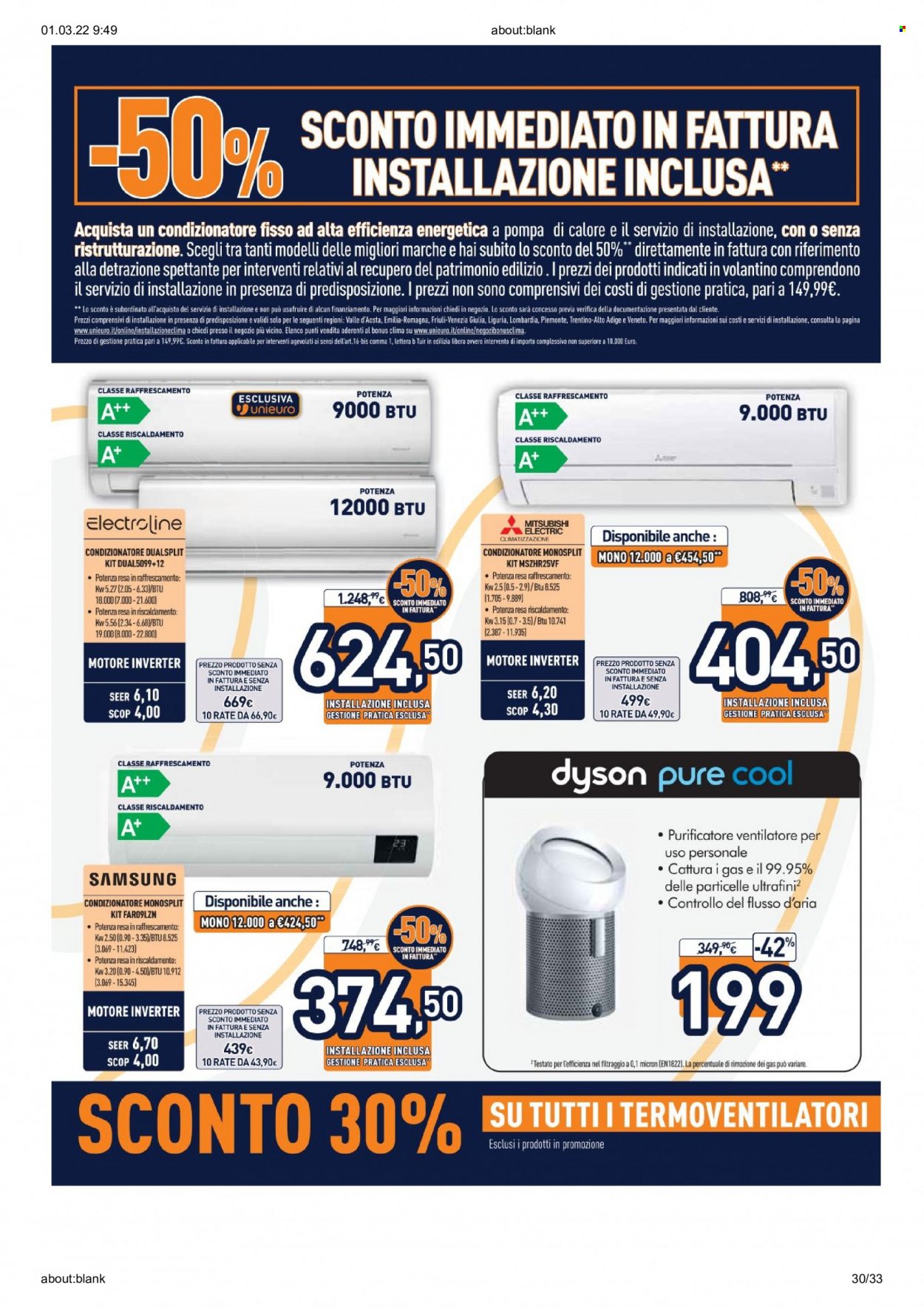 Volantino Unieuro - 1/3/2022 - 13/3/2022. Pagina 30