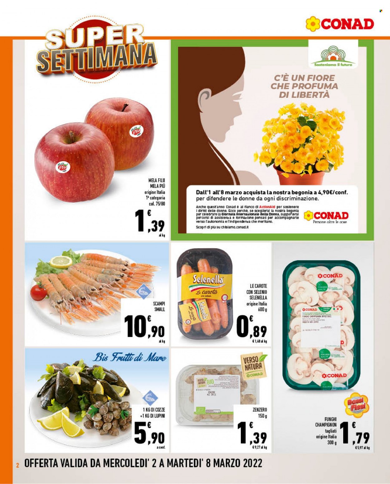 Leták Conad - 2.3.2022 - 8.3.2022. Strana 2