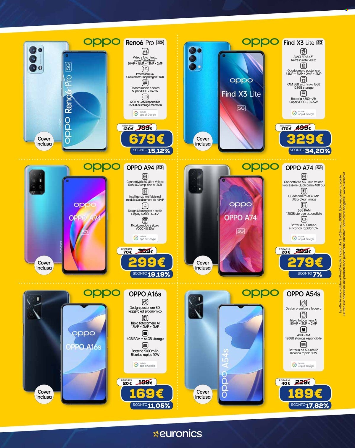 Volantino Euronics - 3/3/2022 - 16/3/2022. Pagina 16