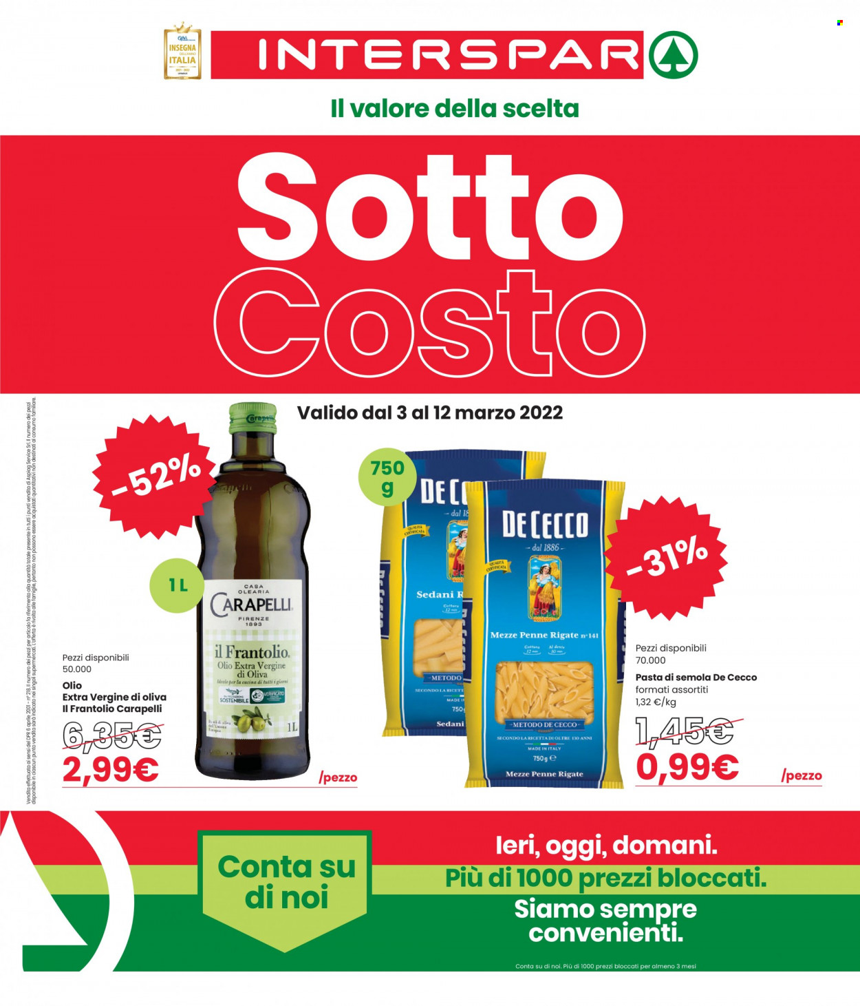 Volantino Interspar - 3/3/2022 - 16/3/2022. Pagina 1