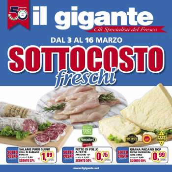 Volantino Il Gigante - 3/3/2022 - 16/3/2022.