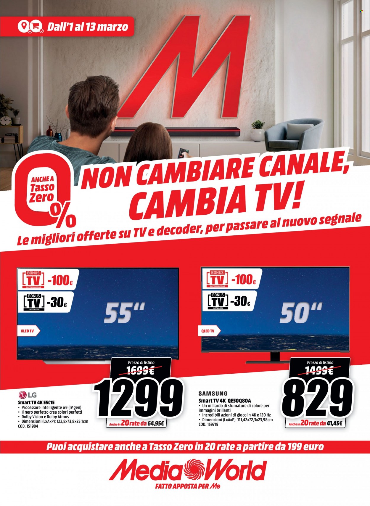 Volantino MediaWorld - 1/3/2022 - 13/3/2022. Pagina 1