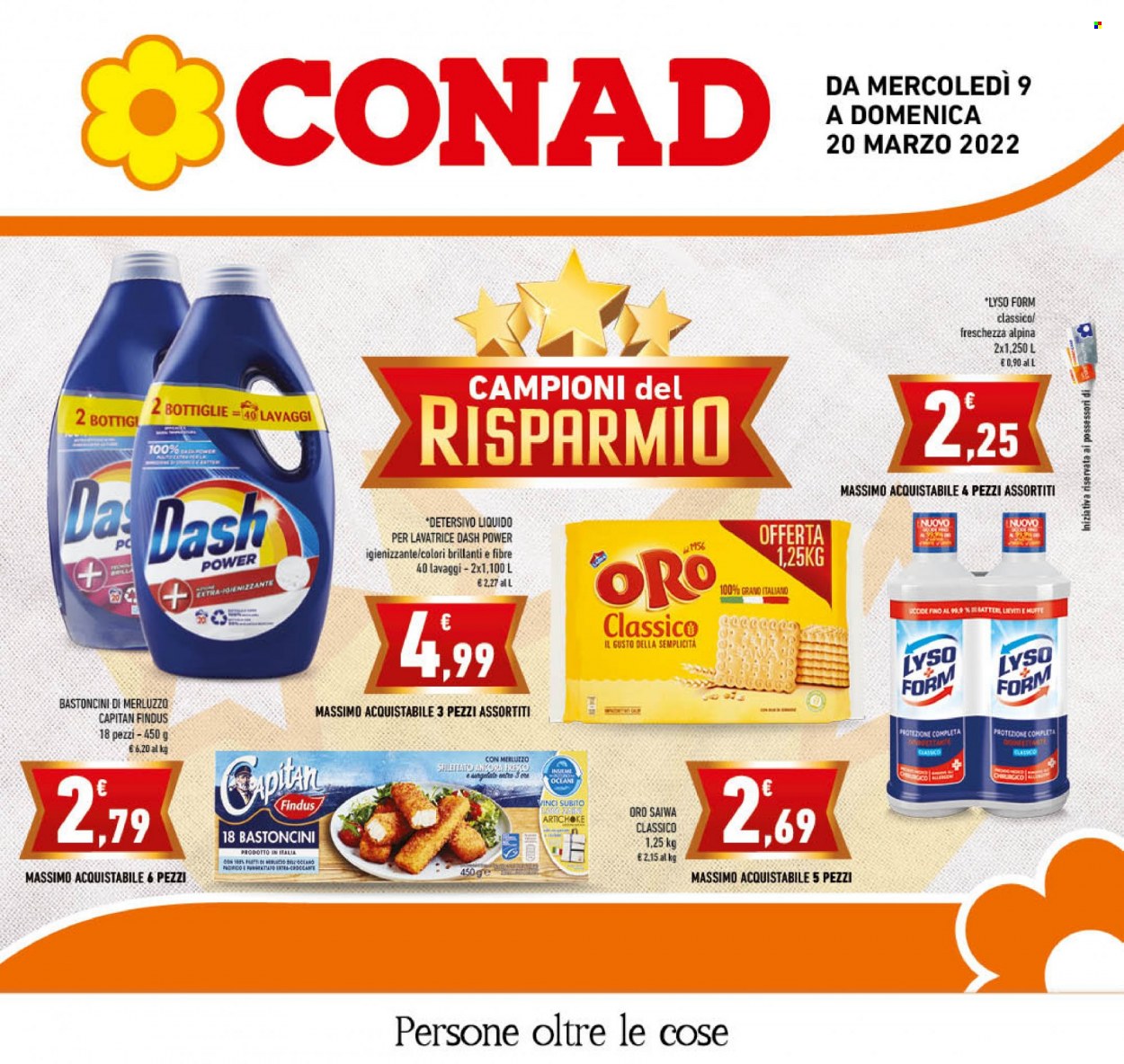 Volantino Conad - 9/3/2022 - 20/3/2022. Pagina 1