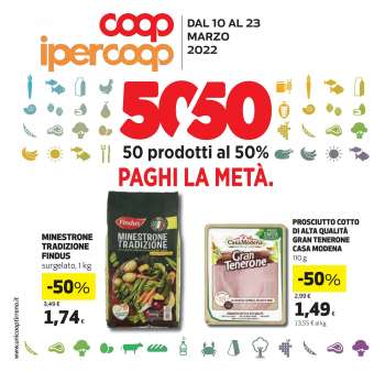 Volantino Coop - 10/3/2022 - 23/3/2022.