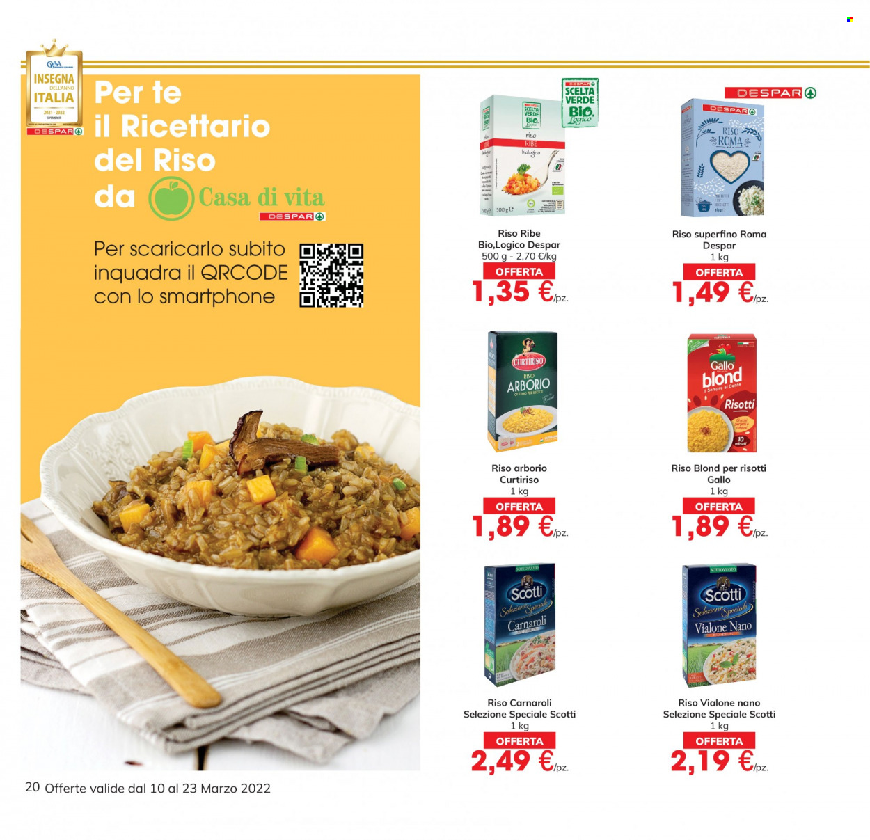 Volantino Eurospar - 10/3/2022 - 23/3/2022. Pagina 20