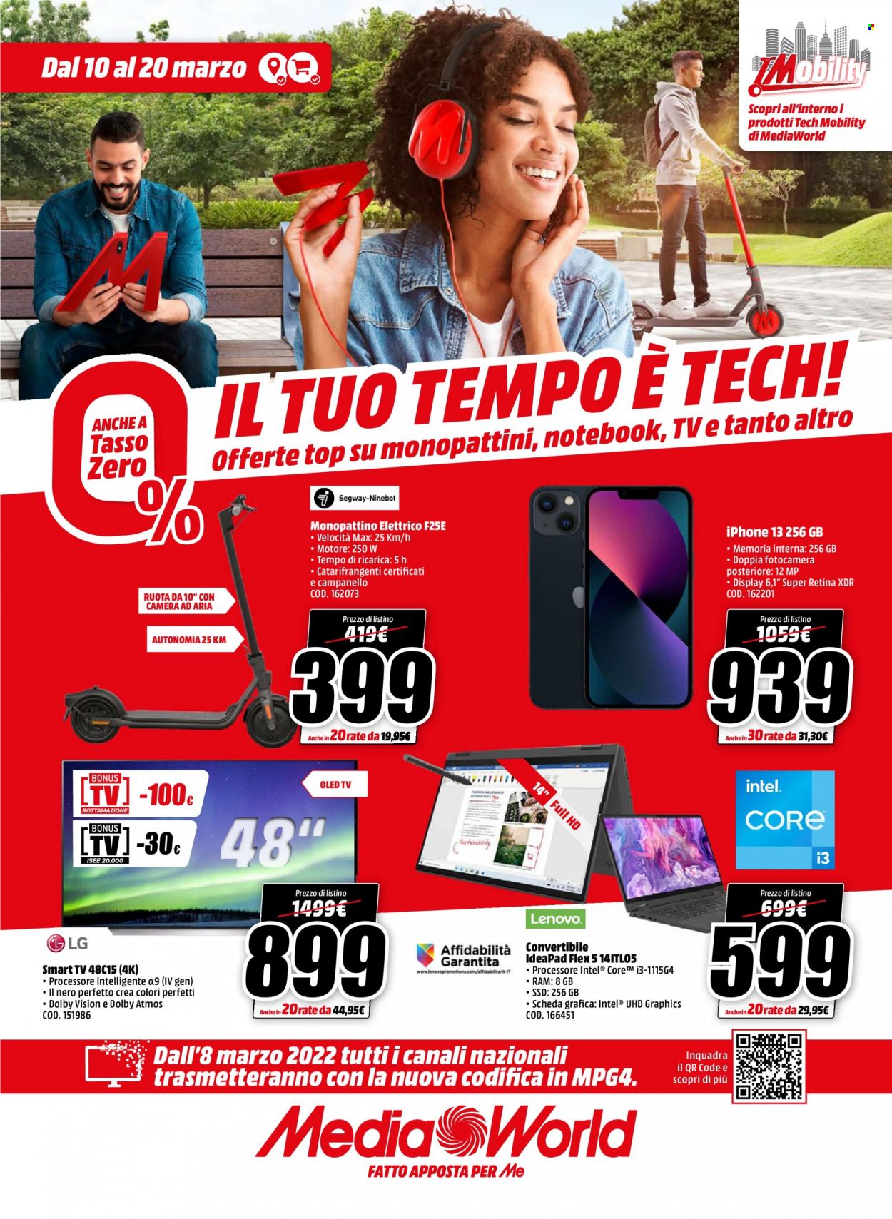 Volantino MediaWorld - 10/3/2022 - 20/3/2022. Pagina 1