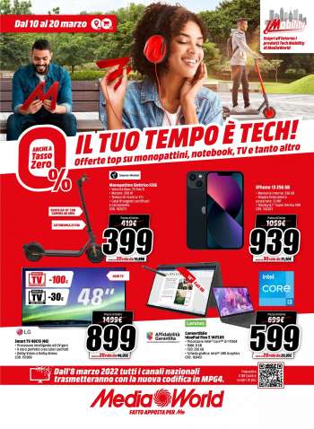 Volantino MediaWorld - 10/3/2022 - 20/3/2022.