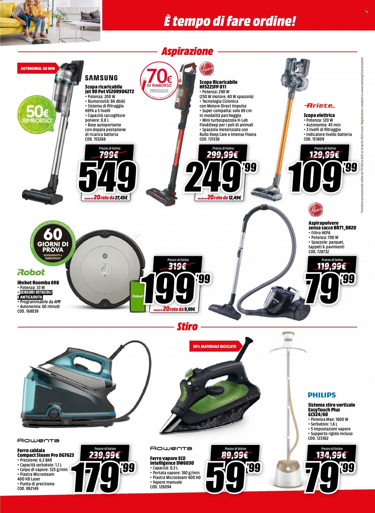 Volantino MediaWorld - 10/3/2022 - 20/3/2022. Pagina 22