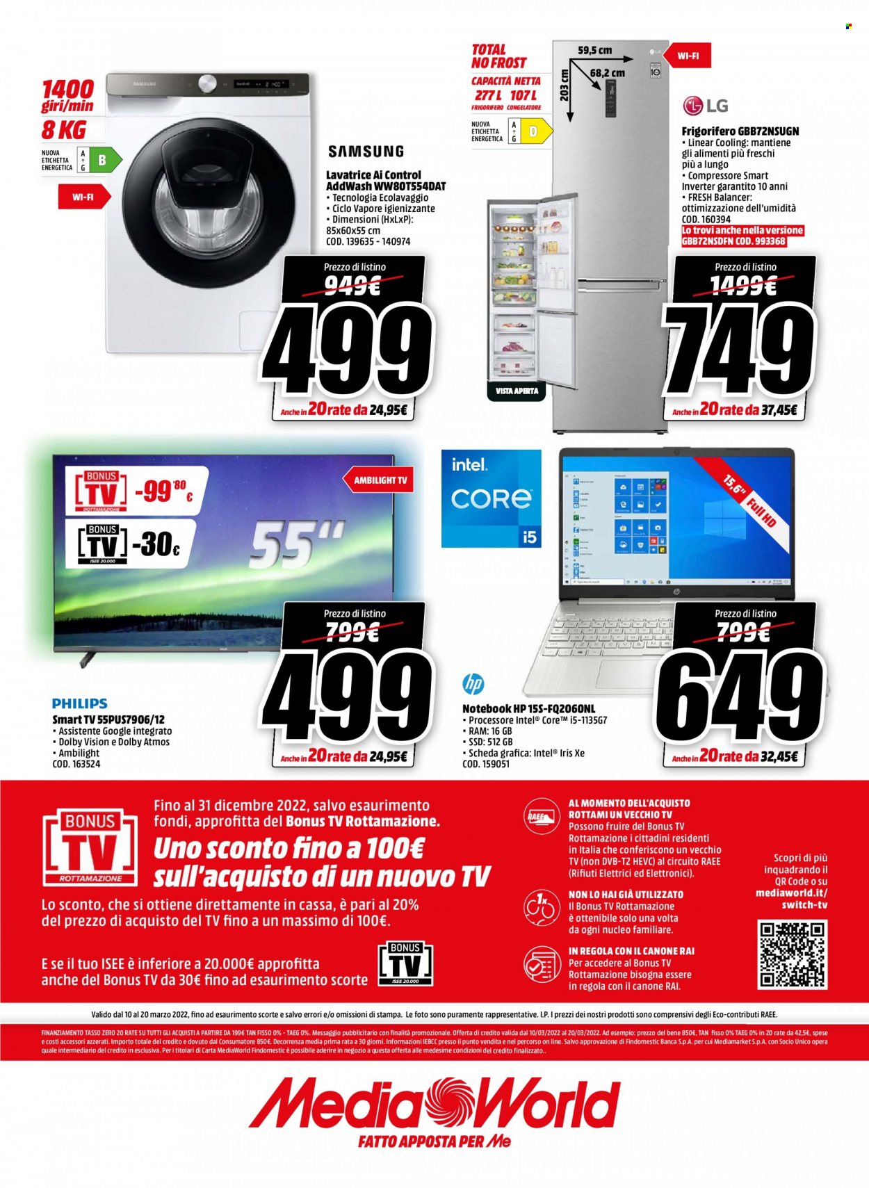 Volantino MediaWorld - 10/3/2022 - 20/3/2022. Pagina 24