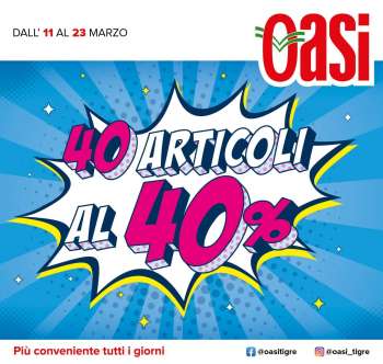 Volantino Oasi - 11/3/2022 - 23/3/2022.
