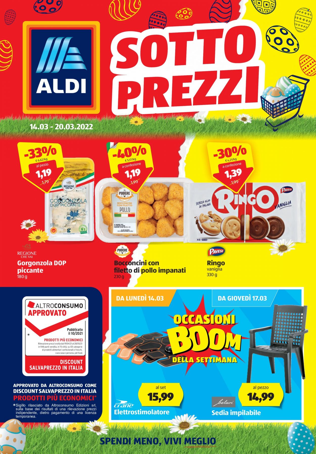 Volantino Aldi - 14/3/2022 - 20/3/2022. Pagina 1