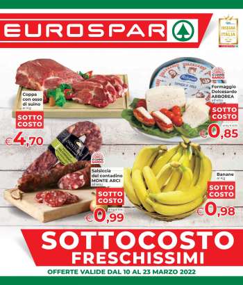 Volantino Eurospar - 10/3/2022 - 23/3/2022.